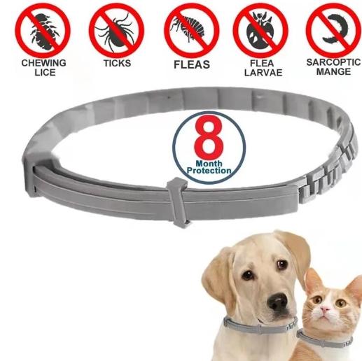 Anti-Flea and Tick Collar for Pet, Cat and Dog, 8 months protection, can be adjusted automatically, Dogs Accessories, New Arrivals