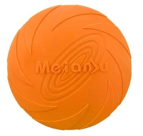 OUZEY-Bite Resistant Silicone Frisbee Dog Toys, Multifunction Pet Training, Flying Saucer, Interactive Game, Puppy Supplies