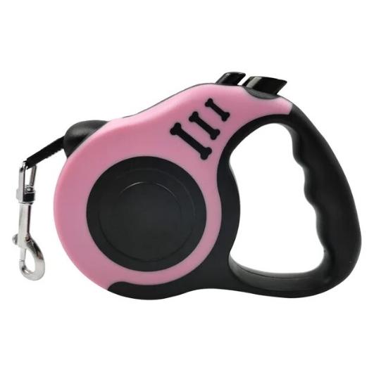 Retractable Leash for Small, Medium and Large Dogs, Automatic Pull Rope, Belt, Flexible Product, 3m, 5m