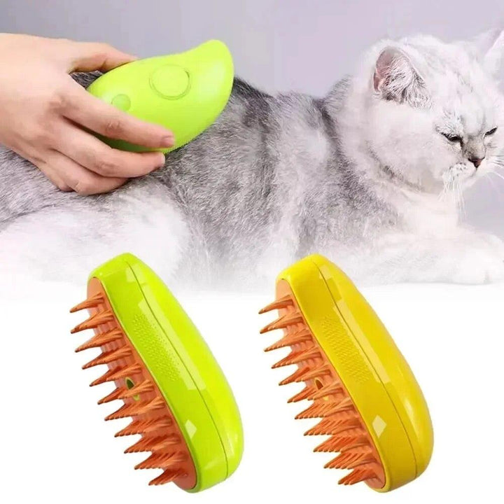 3-in-1 Steam Brush for Dog and Cat, Steam Brush, Electric Spray, for Massage, Pet Grooming, Comb, Hair Removal