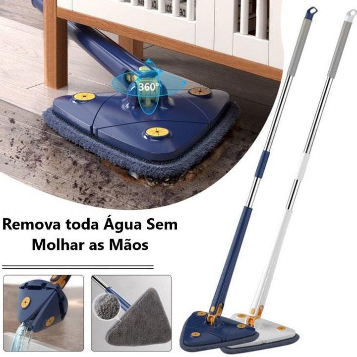 Swivel Mop Cleaning Mop Adjustable Triangle 360º