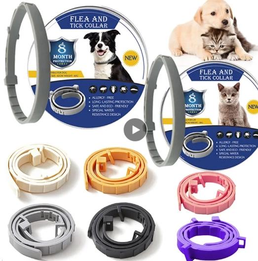 Anti-Flea and Tick Collar for Pet, Cat and Dog, 8 months protection, can be adjusted automatically, Dogs Accessories, New Arrivals