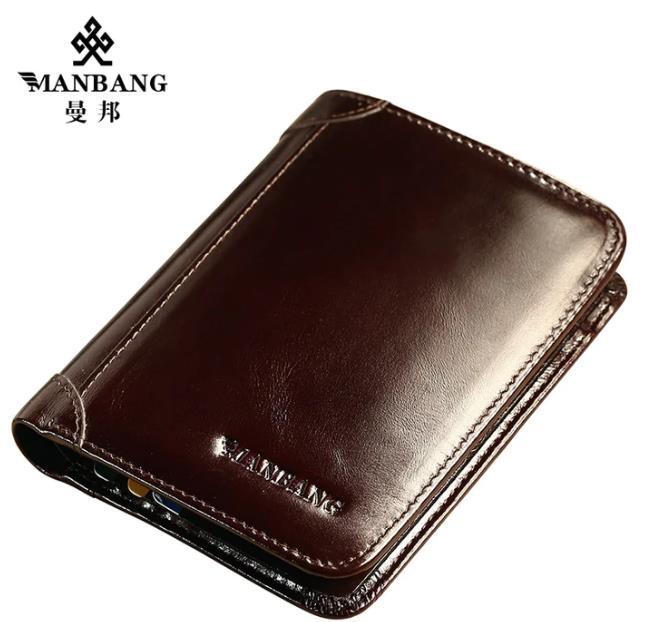 MANBANG- Genuine Leather Wallet11111111