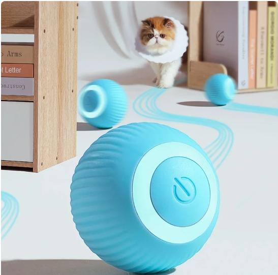 Automatic Rolling Magic Ball for Cat, Indoor Interactive Toys, Smart Cat Game, Interactive Accessories