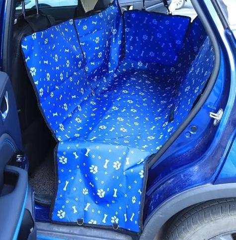 Waterproof Pet Dog Car Seat Cover Protector Impresso Pet Dog Scratchproof Car Back Seat Cover Protector Pad com impressão